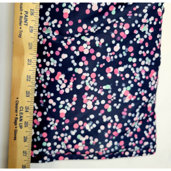 New Roebuck & Co Snow Pants Girls Large 14 Navy Blazer Water Resistant Dots - Picture 13 of 16